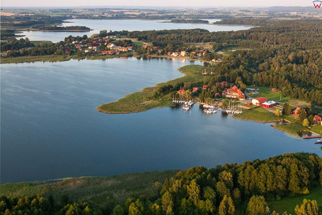 Jezioro Swiecajty. EU, PL, Warm-Maz. Lotnicze.